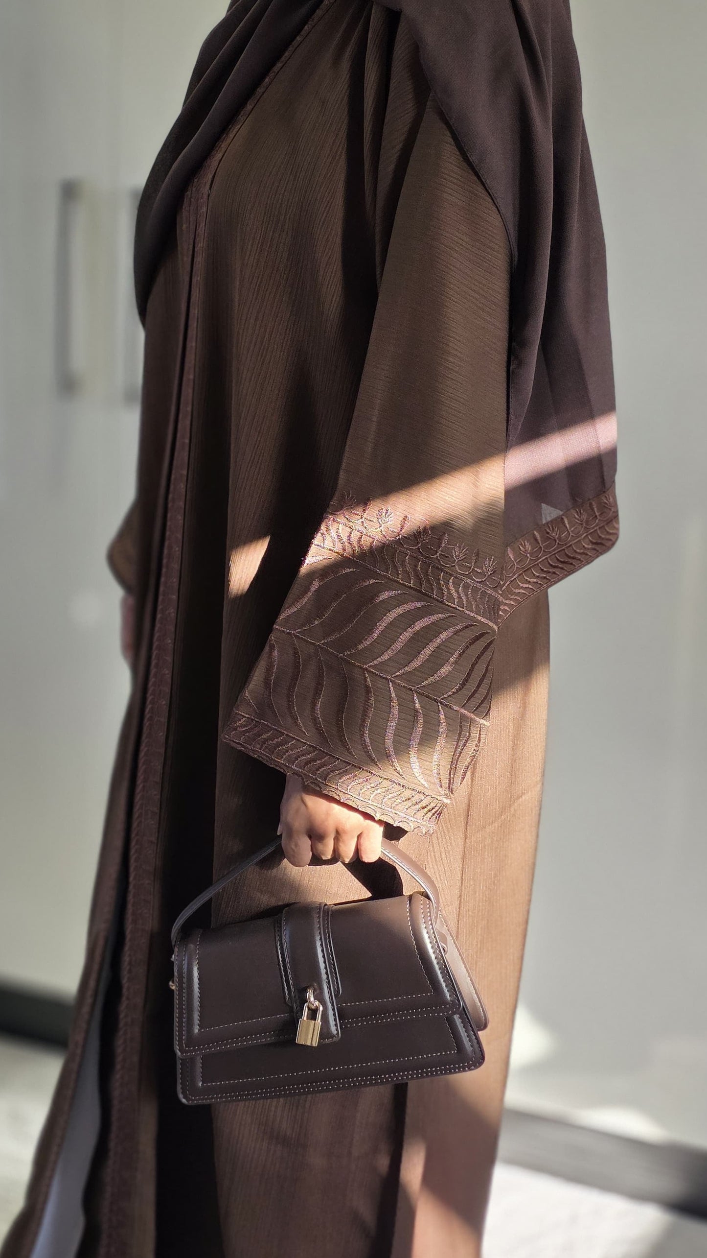 Grace Abaya In Brown
