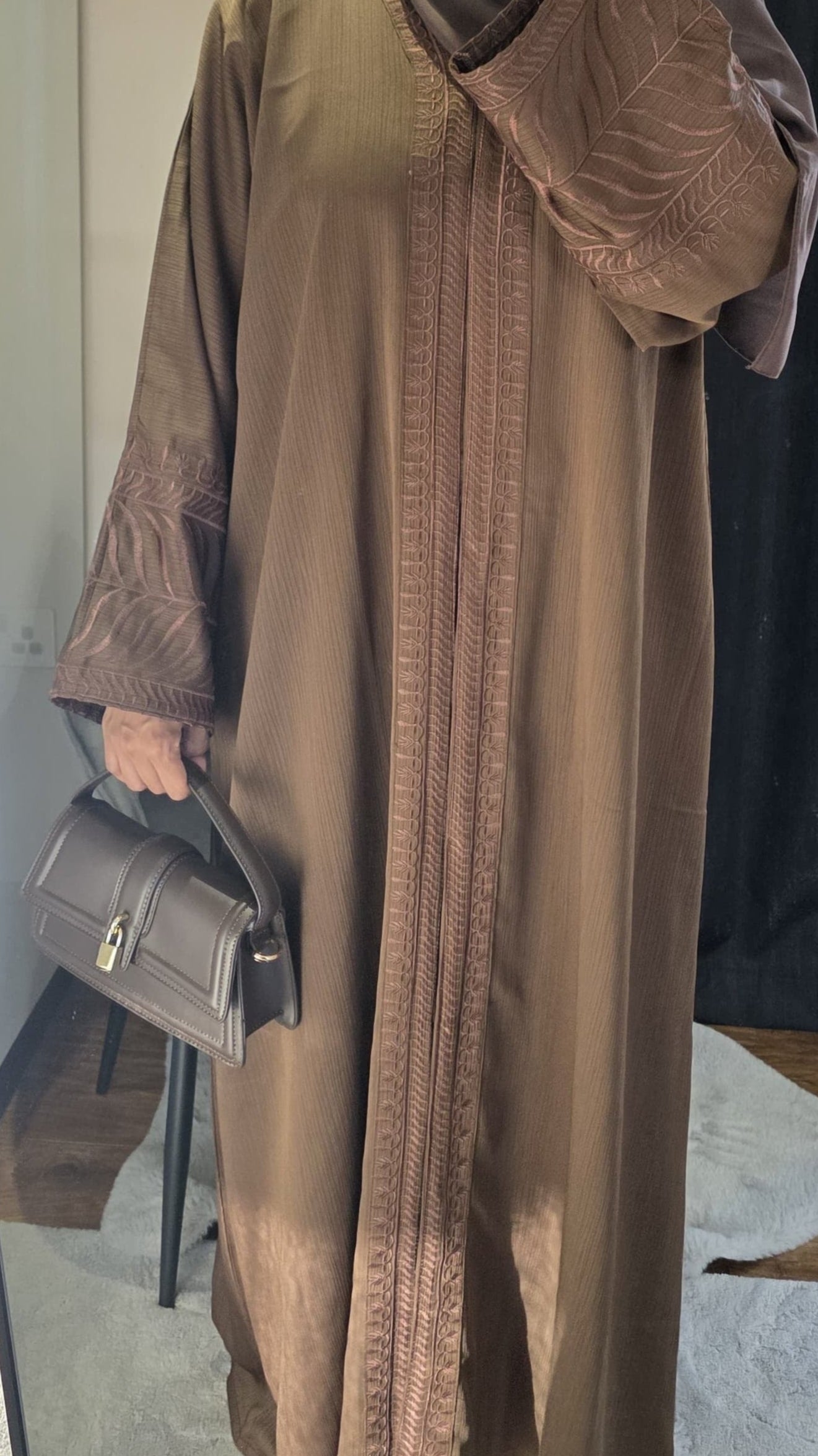 Grace Abaya In Brown