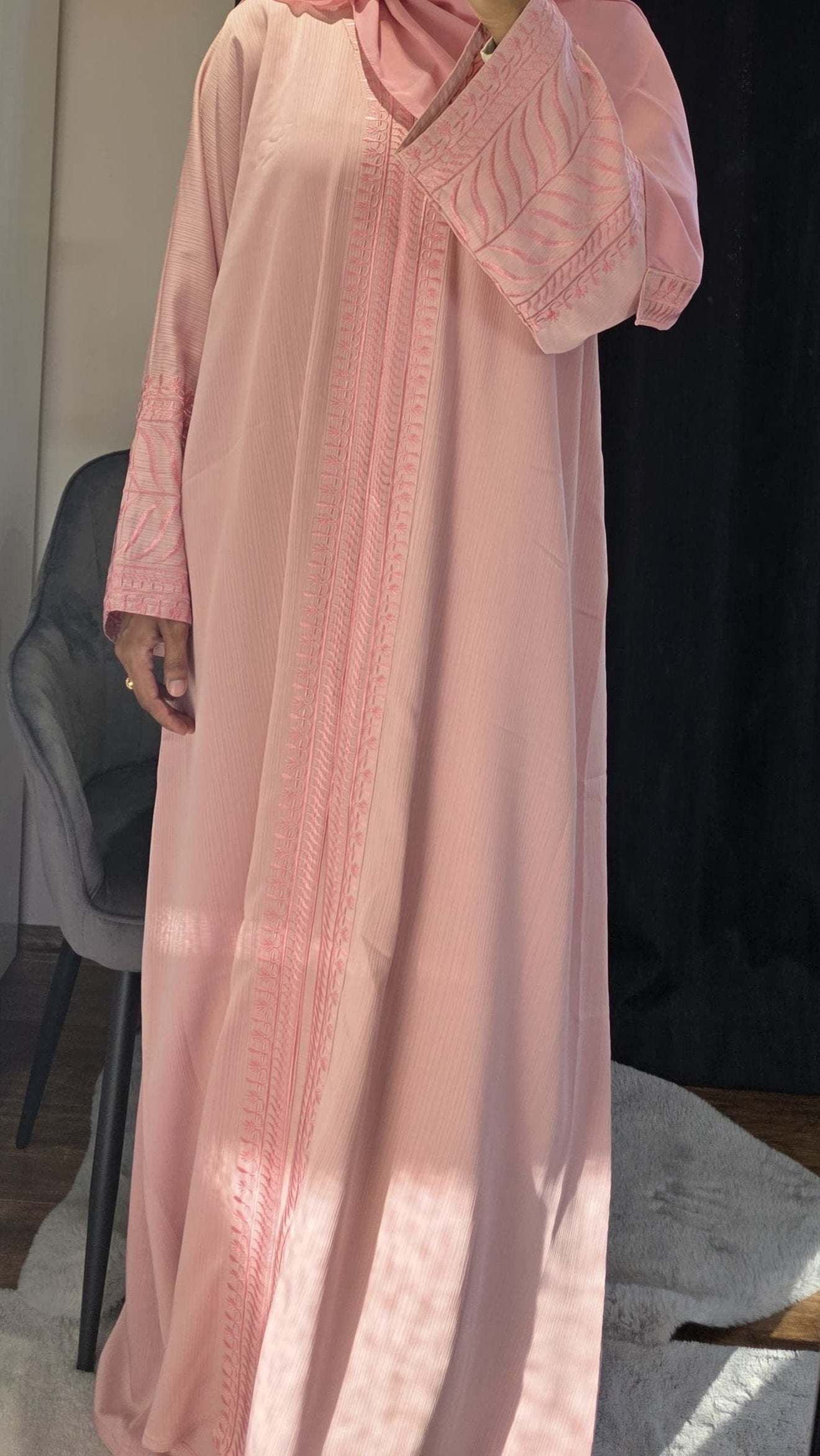 Grace Abaya In Pink